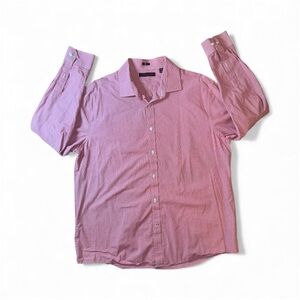 🔥 Tommy Hilfiger Men’s Button Down Slim Fit Dress Shirt Sz 16 1/2 X 34/35 L 🔥